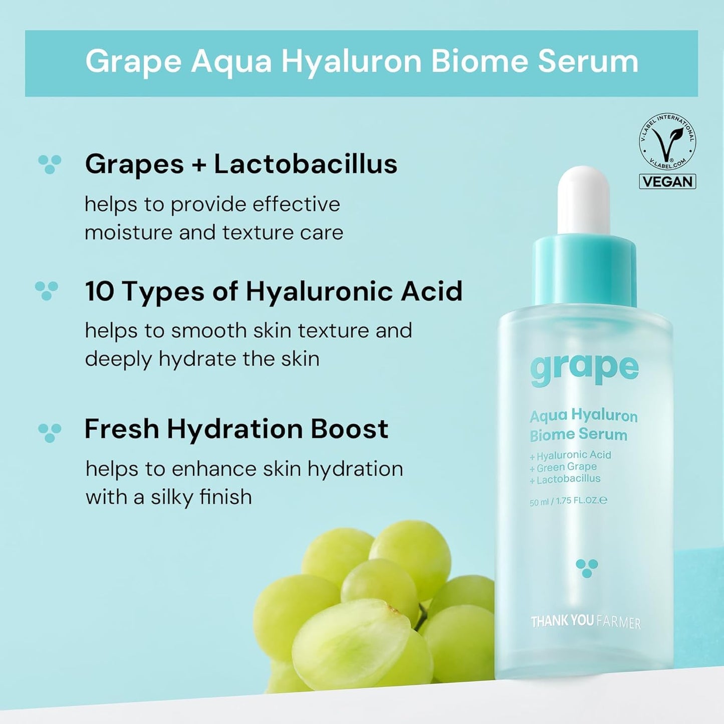 Grape Aqua Hyaluron Biome Serum 50ml