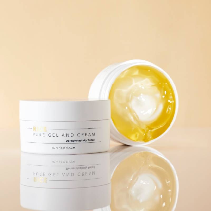 Rice Pure Gel and Cream 80ml
