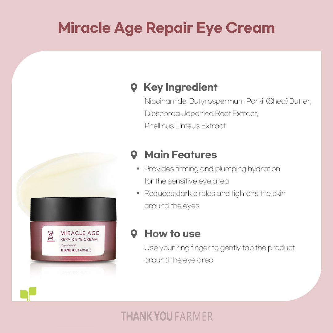 Miracle Age Repair Eye Cream 20g