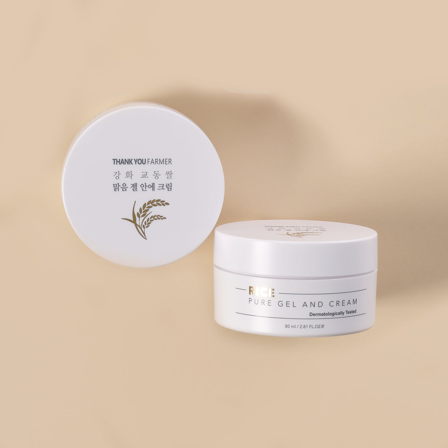 Rice Pure Gel and Cream 80ml