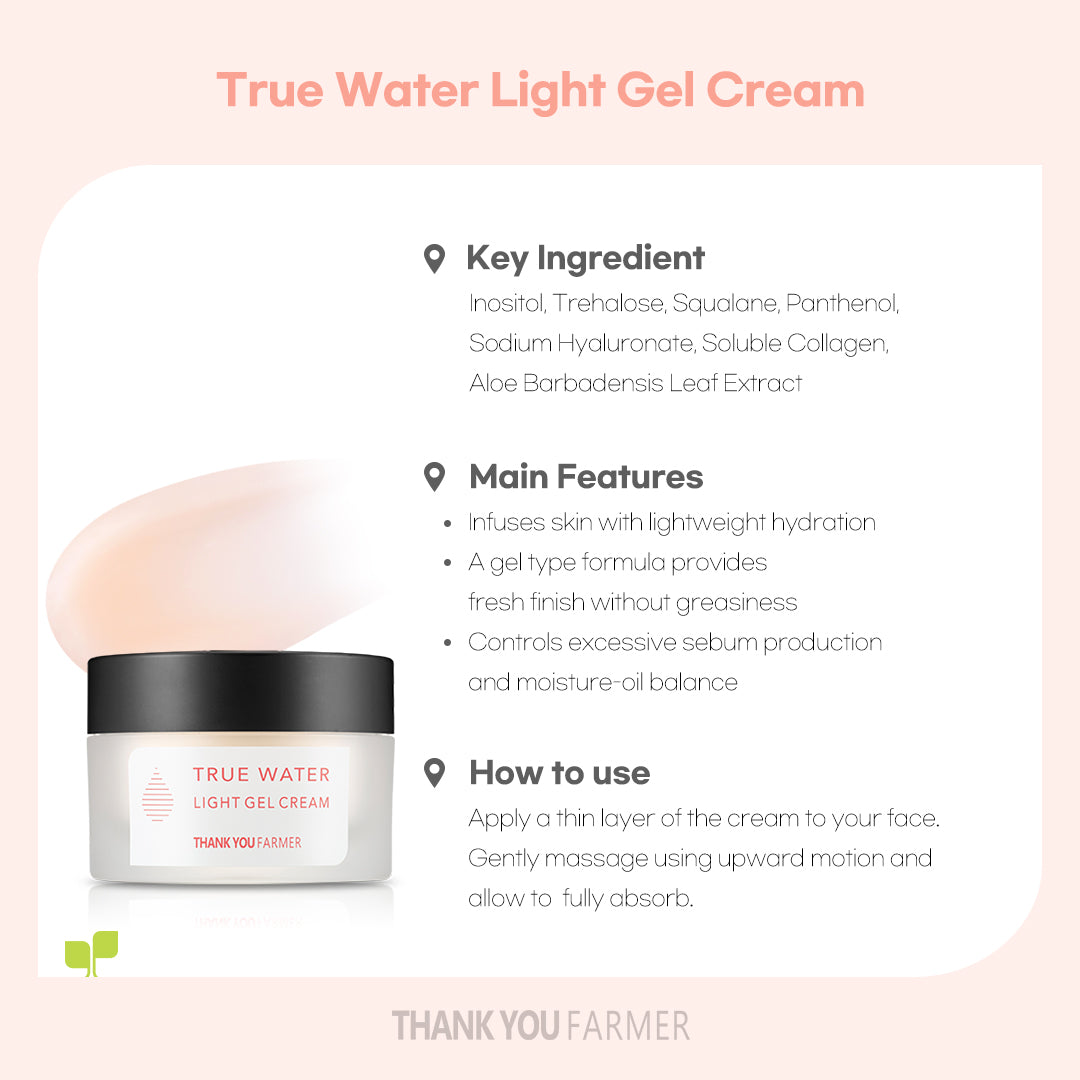 True Water Light Gel Cream 50ml
